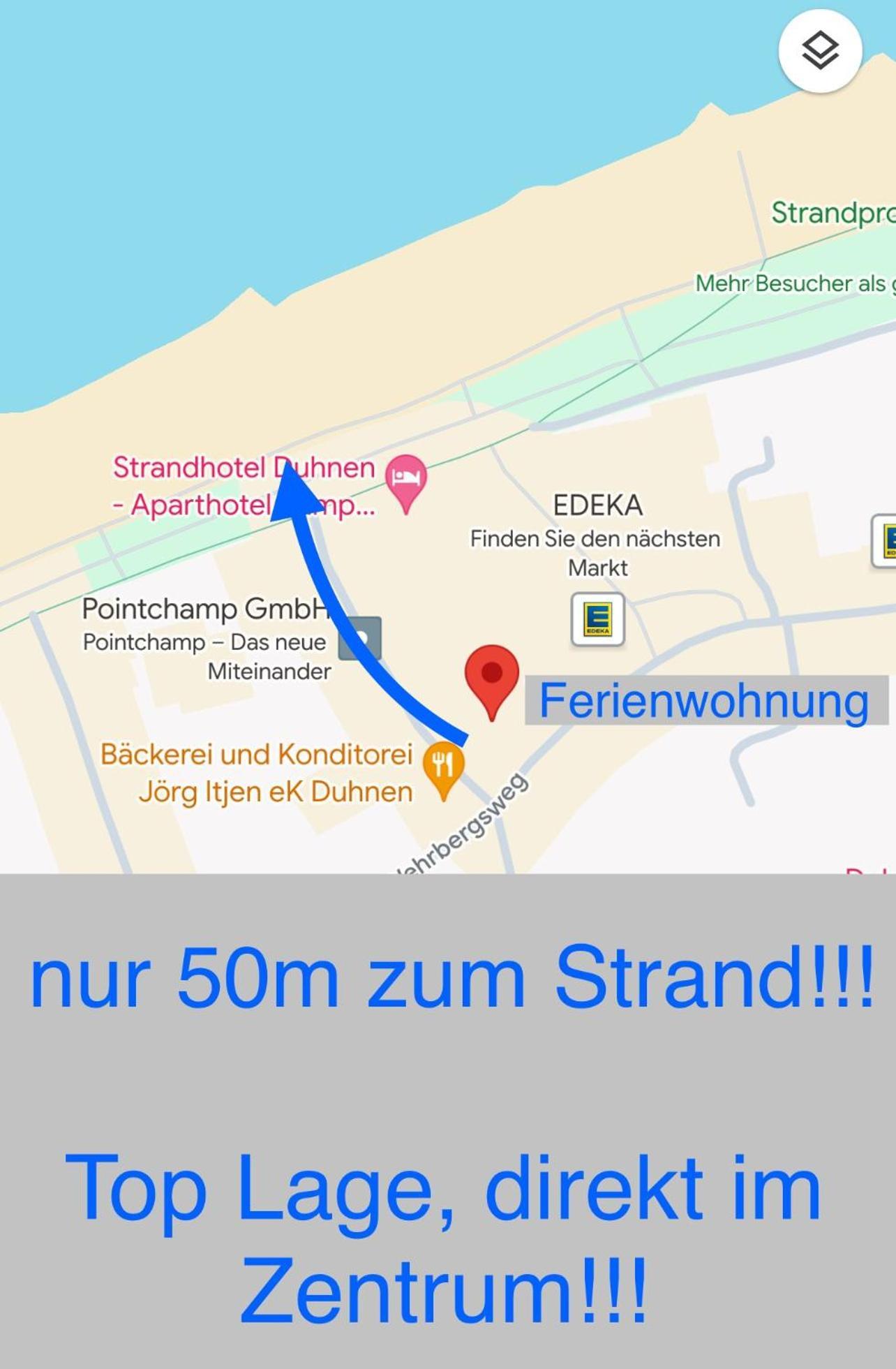 Traumhafte Ferienwohnung "Seekueste" In Cuxhaven - Duhnen In 1A Lage Im Haus Elbe 1 !!! 50M Zum Strand !!! Kültér fotó